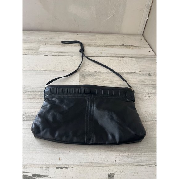 Black crossbody shoulder bag - Picture 1 of 9